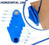 4 Pieces Center Scriber Center Marking Tool Line Scriber Woodworking Offset Marking Center Finder Wood Scribe Marking Gauge Line Positioning Frienda