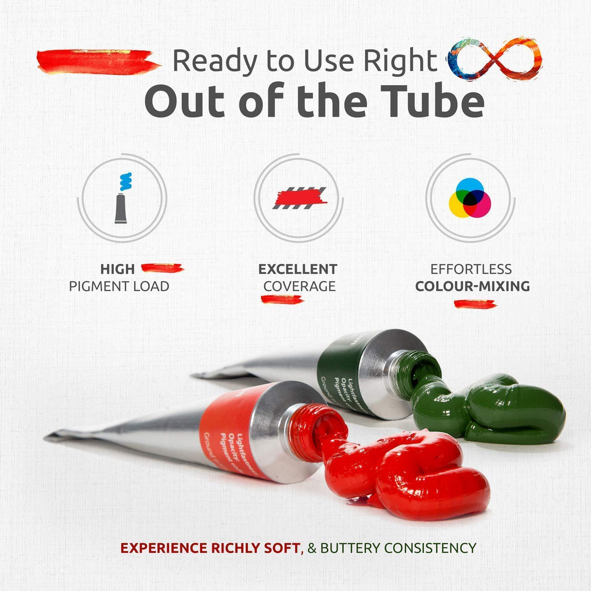 ZenART Non-Toxic Oil Paint Set for Professional Artists - 3 x 8 x 45ml Tubes - Bundle of Portrait, Essential and Impressionist Palette of ZenART Supplies