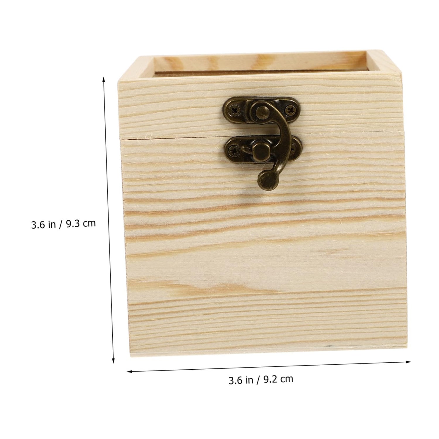 NOLITOY 4 Pcs Wooden Box with Glass Lid Candy Glass Jewelry Keepsake Unfinished Wooden Chest Jewelry Container Necklace Case Glass Container Flowers NOLITOY