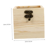 NOLITOY 4 Pcs Wooden Box with Glass Lid Candy Glass Jewelry Keepsake Unfinished Wooden Chest Jewelry Container Necklace Case Glass Container Flowers NOLITOY