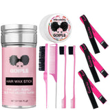 Goiple 3PCS Elastic Bands for Wig Edges, Lace Frontal Melt Wig Melt Band for Lace Front Laying Edges - Adjustable Wig Band Install Accessories with Goiple