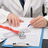 Tondiamo 2 Sets EKG Calipers and EKG Ruler Combination Set ECG Calipers Drafting Electrocardiogram Divider ECG Calipers Measuring Tool for Nursing Tondiamo