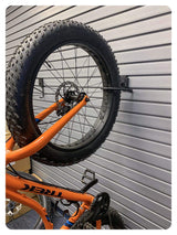 HandiWall Fat Tire Bike Hook with Locking Bracket for Bicycle Storage on Garage Slatwall Panels HandiWall