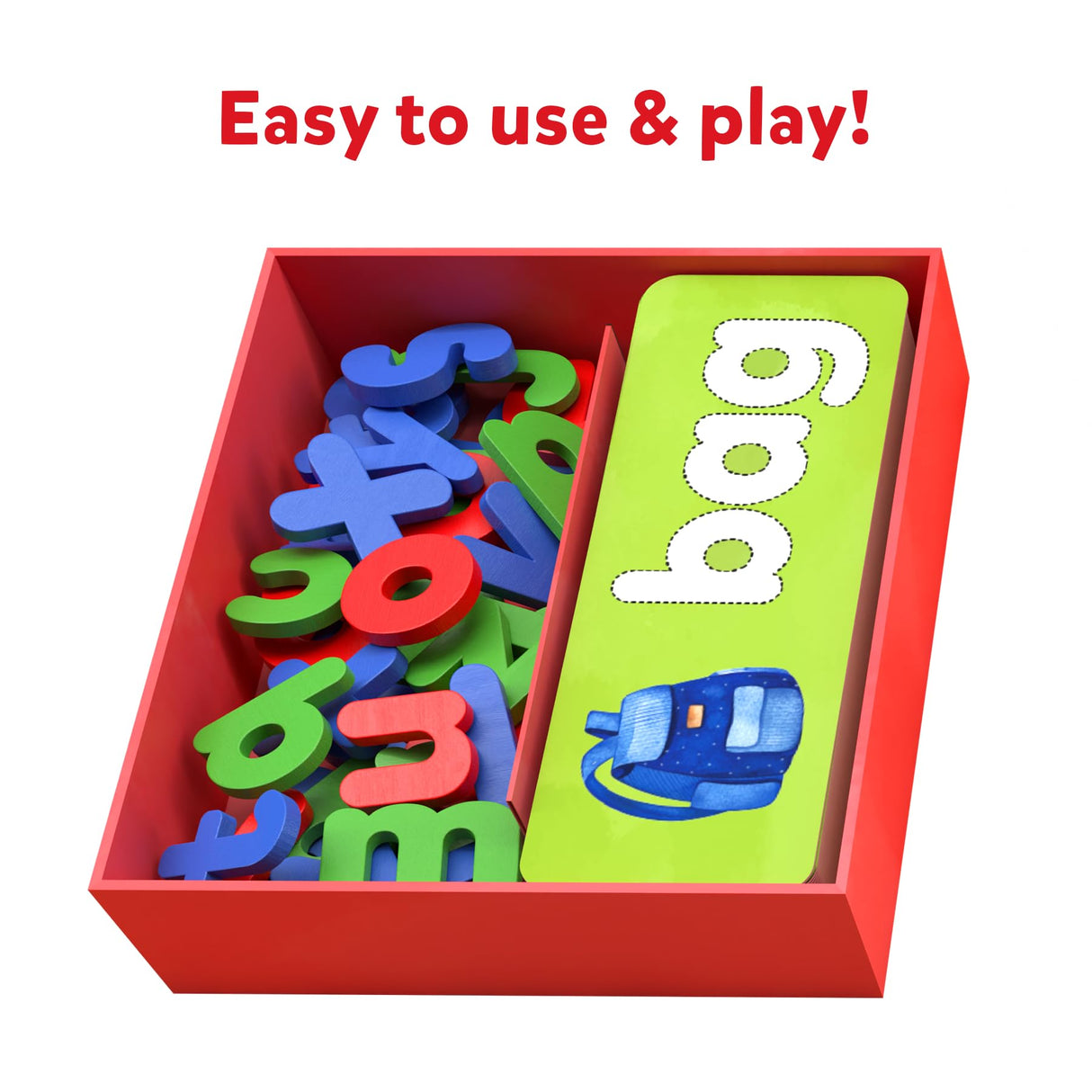 Skillmatics Preschool Learning Activity - Ready to Spell, Stage-Based Learning to Improve Vocabulary & Spelling, Educational Toy, Gifts for Boys & Skillmatics