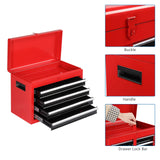 TUFFIOM 5-Drawer Rolling Tool Chest Storage Cabinet w/Drawers, Wheels, Detachable Top & Adjustable Shelf, Mechanic Tool Organizer Box for Garage, TUFFIOM