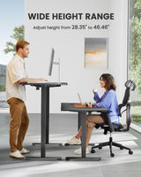 ErGear Height Adjustable Electric Standing Desk, 48 x 24 Inches Sit Stand up Desk, Memory Computer Home Office Desk (Black) ErGear