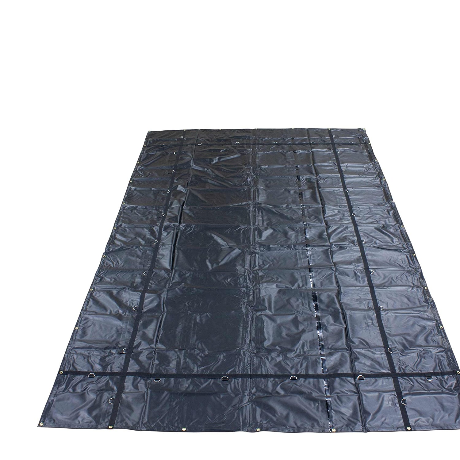 Mytee Products 12'x20' Heavy Duty Smoke Tarp for Flatbed Truck - 18 Ounce Vinyl - Load Covering Tarp Protects Your Cargo from Exhaust Smoke & Dirt - Mytee Products