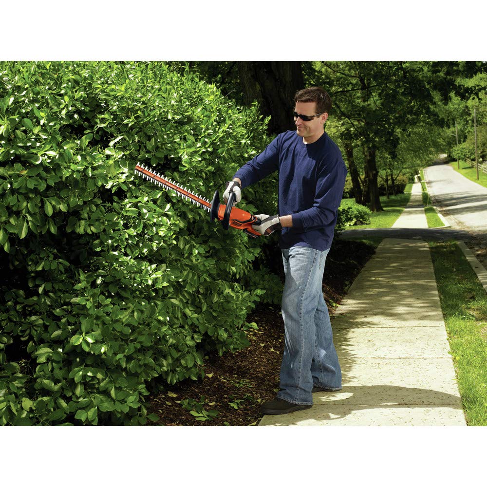 BLACK+DECKER 20V MAX Cordless Hedge Trimmer, 22-Inch, Tool Only (LHT2220B) BLACK+DECKER