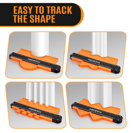 dodowin Contour Gauge, Men Gifts for Christmas, Stocking Stuffers for Him Dad Husband Boyfriend, Shape Duplicator Gadgets Flooring Tools for Tile dodowin