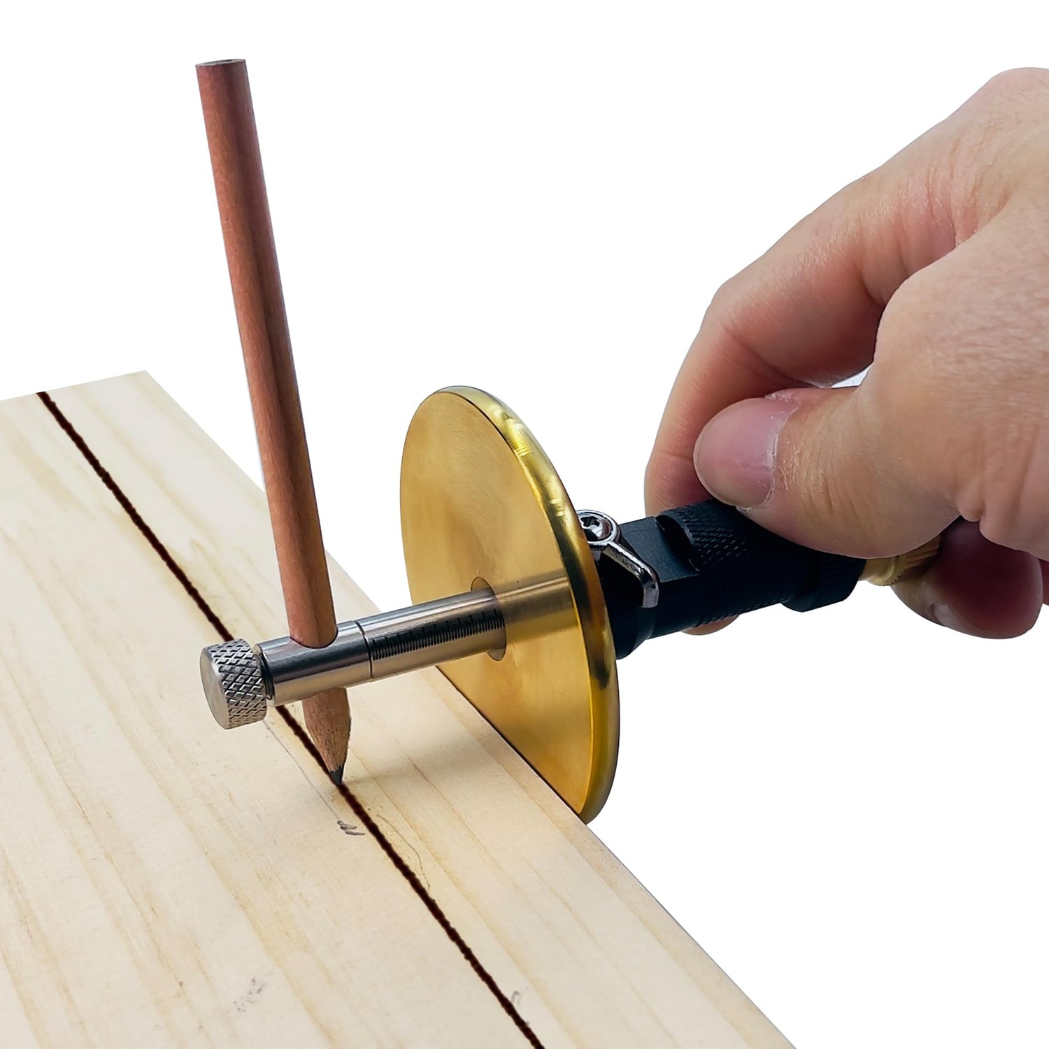 YOSELIN Dovetail Jig Wheel Marking Gauge Plus Woodworking Tools Tool Set Including 2 Cutters 1 Pencil 1 Anodized Aluminum Dovetail Marking Jig The YOSELIN