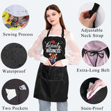 BDPWSS Makeup Artist Apron For Women Beauty Is My Business Esthetician Gift Cosmetology Student Gift Beautician Gift (My Beauty AP) BDPWSS