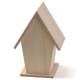 8.5" Wood Birdhouse by Make Market - Unfinished Birdhouse Made of 100% Wood, Outdoor Nesting Boxes - Bulk 8 Pack Make Market