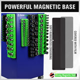 SWANLAKE 6PCS Magnetic Socket Organizer Set, Magnetic Socket Holder, 1/4", 3/8", 1/2" Socket Holds 143 Pieces Magnetic Socket Trays. SWANLAKE GARDEN TOOLS