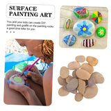 COHEALI 60 Pcs Painted Stone Flower Pot Pebbles Natural River Rocks Smooth Rocks Bundle River Stones Drawing Stones for DIY River Rocks for Painting COHEALI