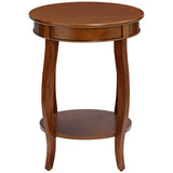 Acme Aberta End Table in Walnut ACME Furniture