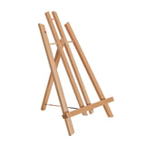 US Art Supply 14 inch Tall Medium Tabletop Display A-Frame Easel (1-Each), Accommodates canvas art up to 12" high US Art Supply