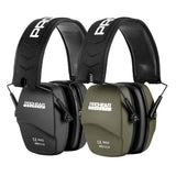 PROHEAR 016 Shooting Ear Protection Earmuffs 2 Pack, NRR 26dB for Gun Range, Hunting -Black and Green PROHEAR
