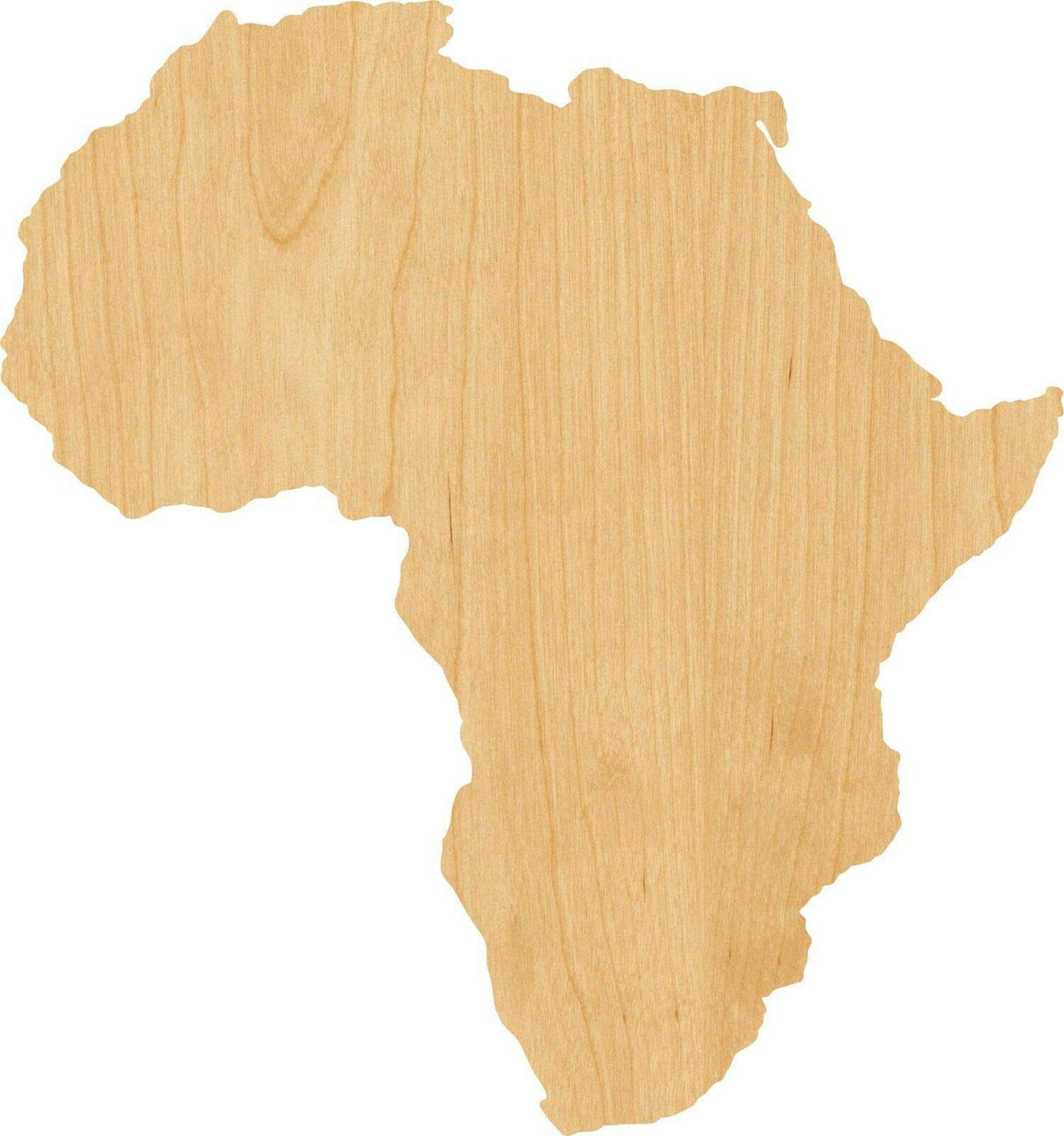 Africa #0006 Laser Cut Out Wood Shape Craft Supply - Woodcraft -Thickness:1/8 Inch - Size:6" - WoodArtSupply