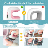QuuCLY Mini Heat Press Machine, Mini Irons for Crafts,Portable Heat Press Easy for T-Shirts, Shoes, Hats and Small HTV Vinyl Projects Transfer(Pink) QuuCLY