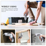 MQFORU Cordless Screwdriver，3.6V Rechargeable Electric Screwdriver Kit, 47 in 1 Portable Cordless Drills, Dual Position Handle with USB Cable LED MQFORU