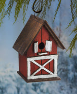 Topadorn Hanging Bird House Outdoor Garden Decorative Wooden Birdhouse Topadorn