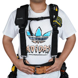 MELOTOUGH Work Belt Suspender Tool Belt Suspenders Bag Suspenders for Men Heavy Duty with Gel Shoulder Pad Detachable Phone Holder for MELOTOUGH