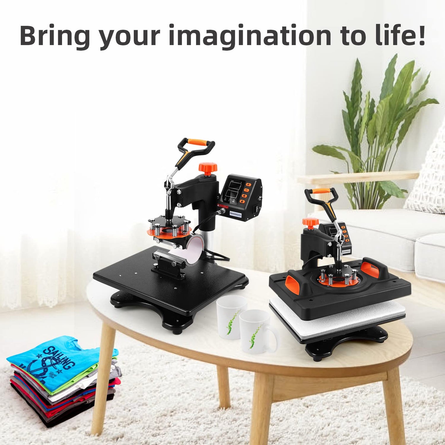 Heat Press Machine 11 in 1 Professional Sublimation Machine 12" X 15", 360° Swing Away Shirt Printing Heat Transfer Machine Digital GARVEE