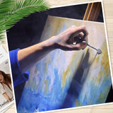 Wood Canvas Boards Unfinished Wooden Panel Boards Wood Paint Pouring Panels for Painting Drawing Home Decor (4.7 x 4.7", 6 x 6", 8 x 8", 10 x 10", 12 Youyole