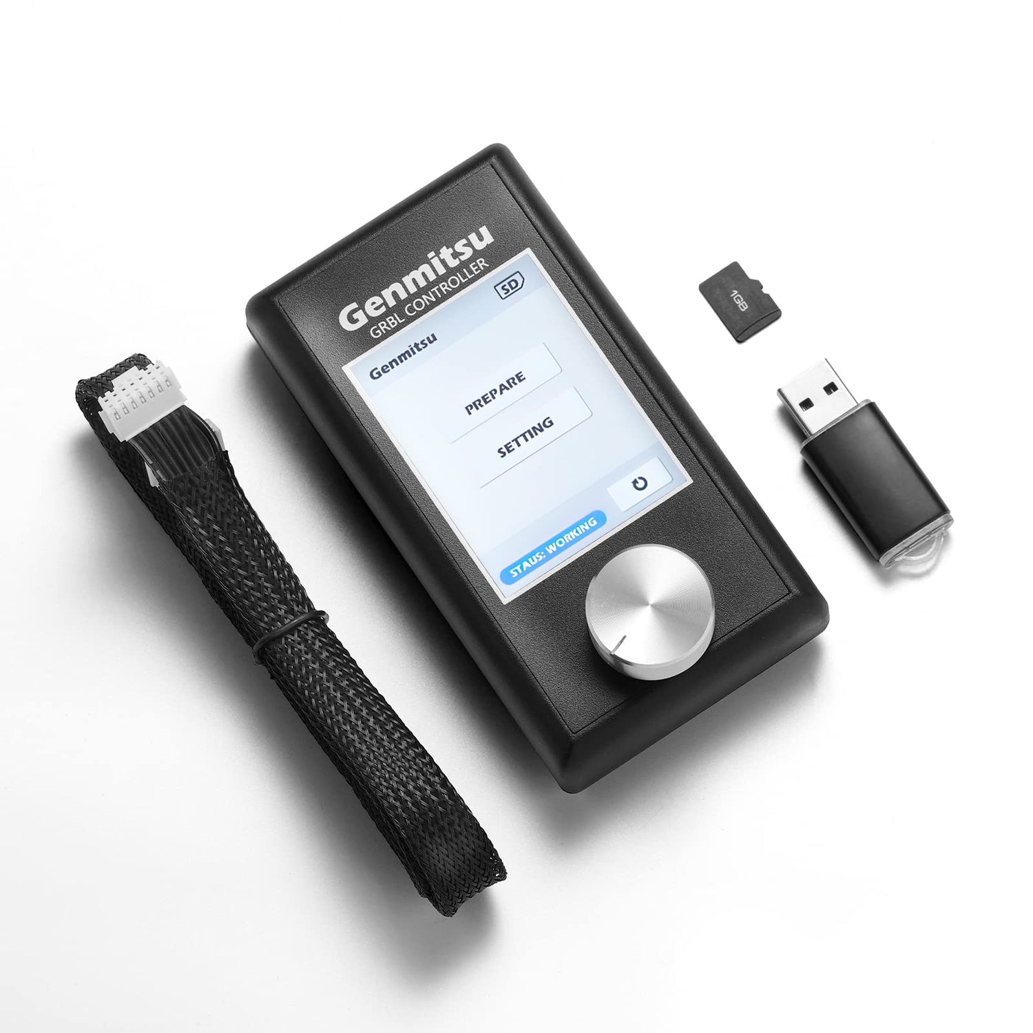 Genmitsu CNC Router Machine Offline Control Module, Dial Design for Offline and 4-Axis Control Genmitsu 4040-PRO Genmitsu