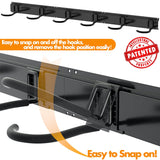 TORACK Bike Storage Rack, 6 Bike Rack Wall Mount Home and Garage Organizer, Vertical Bicycles Hanger Hooks for Indoor Space Saving TORACK