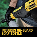 DEWALT Cordless Pressure Washer, Power Cleaner, 550-PSI, 1.0 GPM, Tool Only (DCPW550B) DEWALT