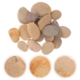MAGICLULU 20pcs Painted Stone River Rocks for Painting Smooth Natural Stones Painting Rocks Bulk for Adults Bundle River Stones Birthday Party MAGICLULU