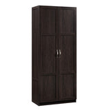 Sauder 419496 Miscellaneous Storage Storage Cabinet, 29.61 " x D: 16.02 " x H: 71.50", Cinnamon Cherry finish Sauder