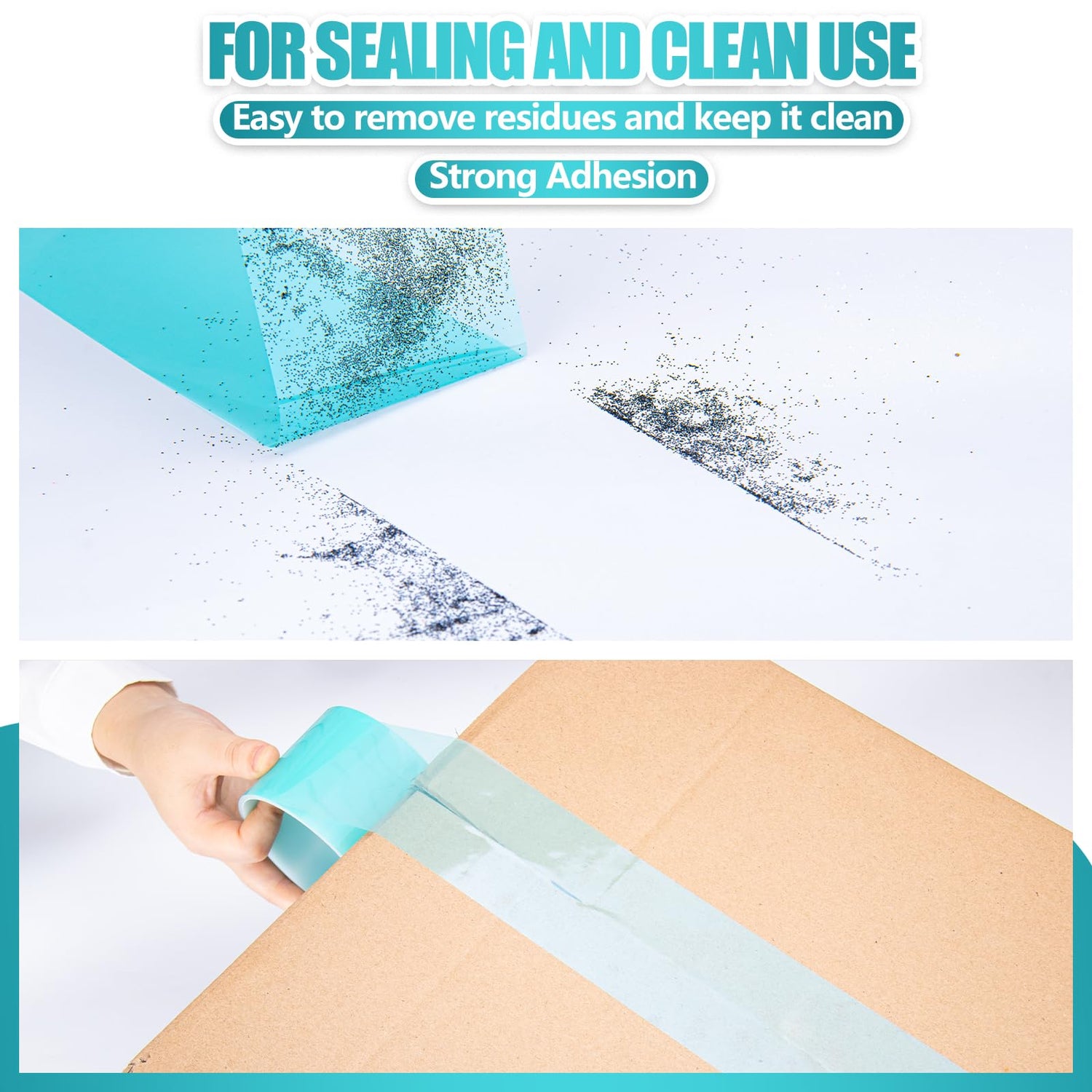 JDiction UV Resin Tape for Epoxy Resin Molding, 2.5IN W x 108FT L Resin Tape, 392℉ Heat Resistant Anti-Corrosion, Easy Peel, Epoxy Resin Tape for JDiction