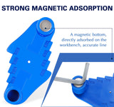 4 Pieces Center Scriber Center Marking Tool Line Scriber Woodworking Offset Marking Center Finder Wood Scribe Marking Gauge Line Positioning Frienda