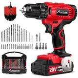 AVID POWER 20V Cordless Drill Set 320 In-lbs Torque Power Drill/Driver Kit with 41pcs Accessories and Drill Brush, 2 Variable Speed, 3/8'' Keyless AVID POWER
