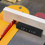 EANOSIC Setup Blocks Height Gauge Set, 7pcs Precision Aluminum Setup Bars for Router and Table Saw Accessories Woodworking Set Up, Bars Include Laser EANOSIC