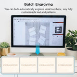 Comgrow 8MP Lightburn Camera Module with Laser Enclosure 750 * 700 * 900 mm for Laser Engraver,Easy to Locate Materials,Batch Engraving,Trace Simple Comgrow