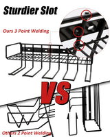 WellMall Garage Organization and Drill Storage - 2 Pack Power Tool Organizer Wall Mount Style, Great for Drill as Tool Utility Shelves / Rack, WellMall