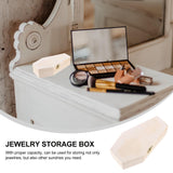 VOSAREA Dresser Decor Wooden Coffin Box Halloween Coffin Ring Box Wood Coffin Shaped Boxes Jewelry Trinket Box Ring Necklace Container Goth Party VOSAREA