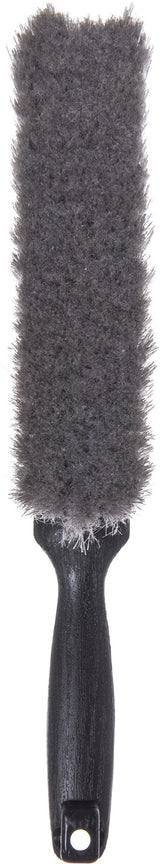 SPARTA Flo-Pac Counter Brush, Bench Brush, Dustpan Brush with Flagged Bristles for Counters, Floors, And Fireplace, 8 Inches, Gray SPARTA