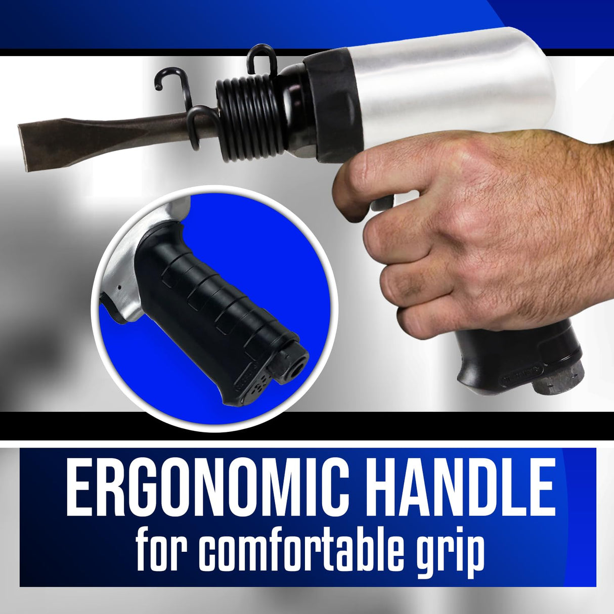 LE LEMATEC LE-AN324K 4800 BPM, Air Needle Scaler Gun with Hammer Chisel Kit, Pneumatic Tool Set, Heavy Duty Rust, Weld and Paint Remover, Metal LE LEMATEC