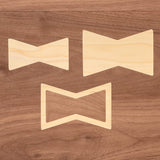 Bow Tie Inlay Kit w/Frame, Bit, & Bushing - Decorative Router Templates for Woodworking - Transparent Butterfly Inlay Template Set - 3-in-1 Acrylic ROCKLER