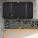 LUCYPAL Metal Wall Cabinets with Adjustable Shelve,Wall Mounted Storage Cabinet with Locking Doors,Steel Garage Storage Cabinet for LUCYPAL