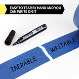 TAPEBEAR Multi-Surface Painter's Tape, UV Anti Residue Free Blue Tape, Wall Painting Masking Tape with Sharp Lines for Indoor Outdoor Painting, 1.88 TAPEBEAR