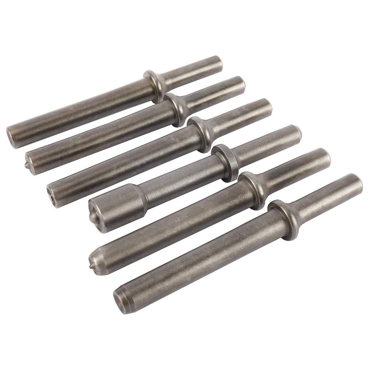 YaeCCC 7 Pcs Heavy Duty Smoothing Pneumatic Air Rivet Hammer Tools Steel Air Hammer Chisel Pneumatic Hammer for Hollow Solid Half-hollow Rivet Yaeccc