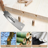 QYQRQF Mini Hand Saw, 6 Inch Japanese Pull Saw with Double Edges 15/17 TPI Flush Cut Saw for Woodworking DIY Projects (style B) QYQRQF