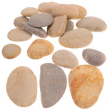 MAGICLULU 20pcs Painted Stone River Rocks for Painting Smooth Natural Stones Painting Rocks Bulk for Adults Bundle River Stones Birthday Party MAGICLULU