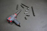 Ingersoll Rand 2236QTIMAX DXS2 1/2" Air Impact Wrench, Quiet, 1500 ft-lb Torque, Titanium Hammercase, Friction Ring Retainer, Pistol, Interchangeable Ingersoll Rand