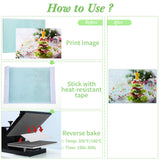 Nuenen 10 Pcs Sublimation Glass Cutting Boards Blanks for Kitchen Textured Sublimation Tempered Glass Cutting Boards Anti Slip Heat Resistant Cutting Nuenen